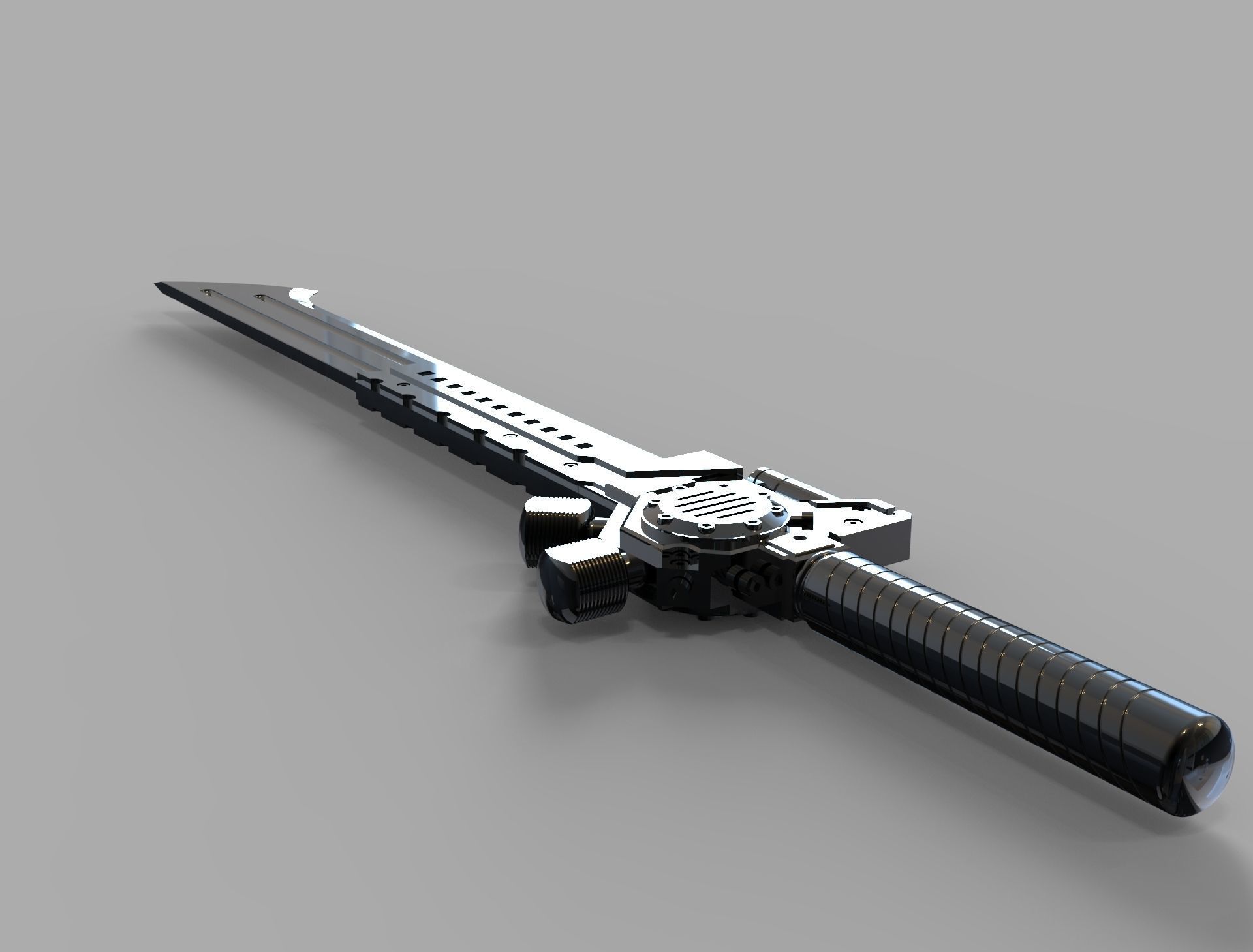 sword steampunk  3D print model 3D print model_5