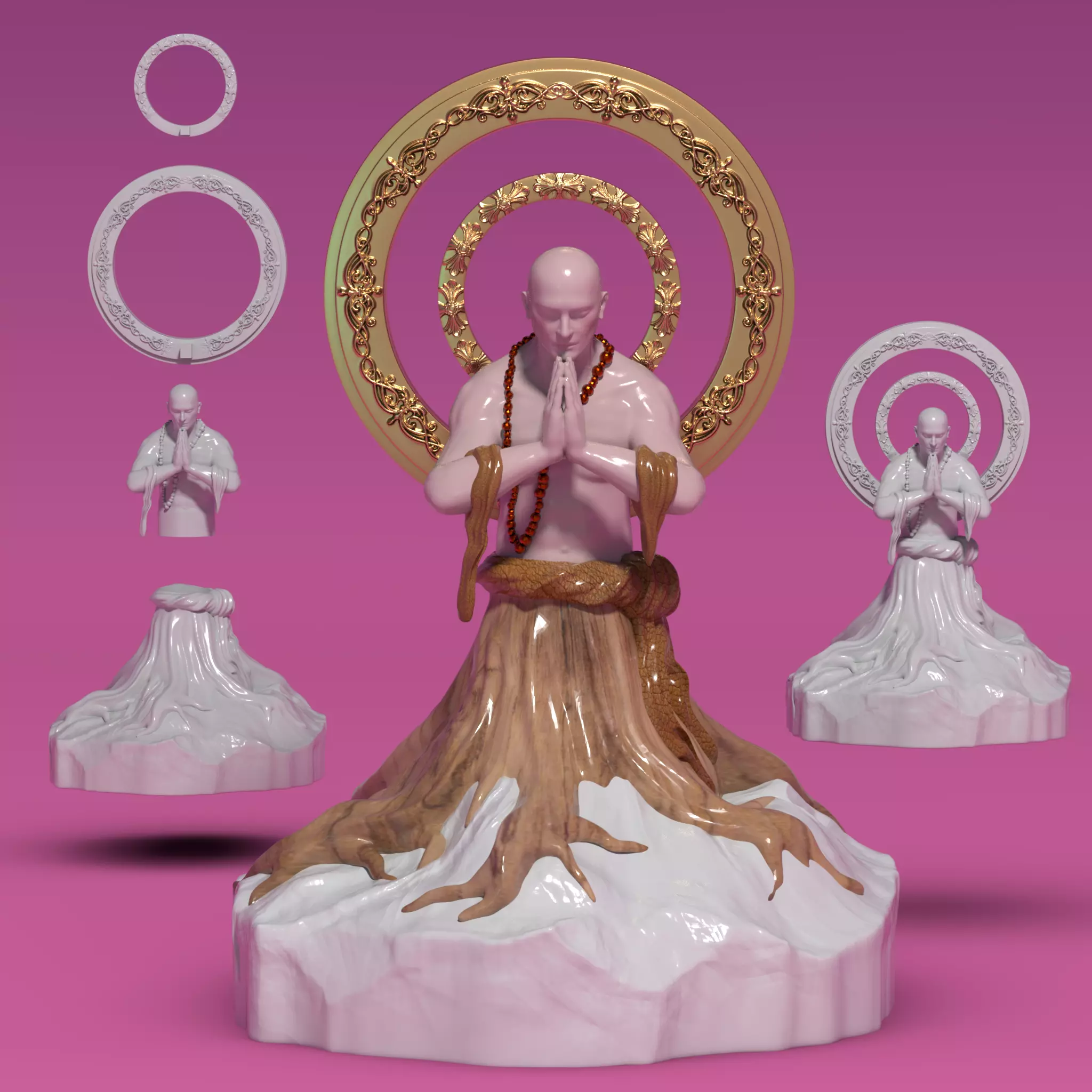 Hombre arbol 3D print model_0