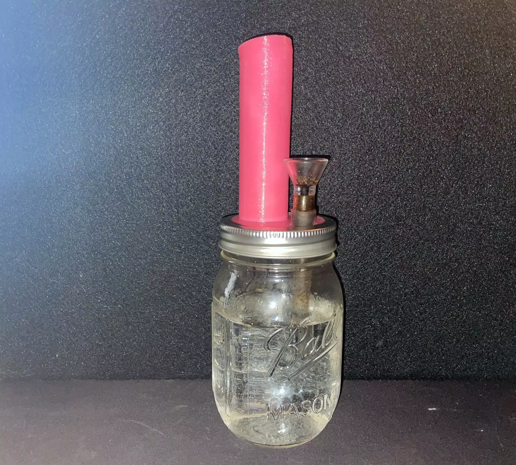 Bong for Mason Jar 3D print model_0