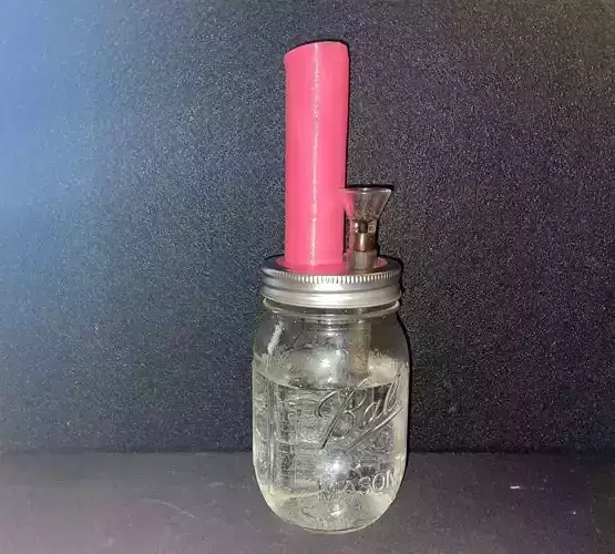 Bong for Mason Jar 3D print model
