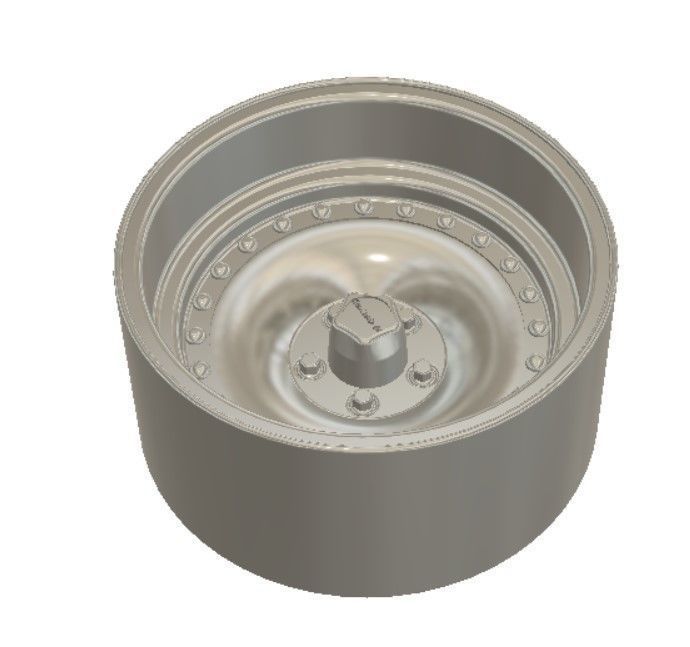 AR Outlaw Wheels with Tires and Brakes for 3D Printing 3D print model_2