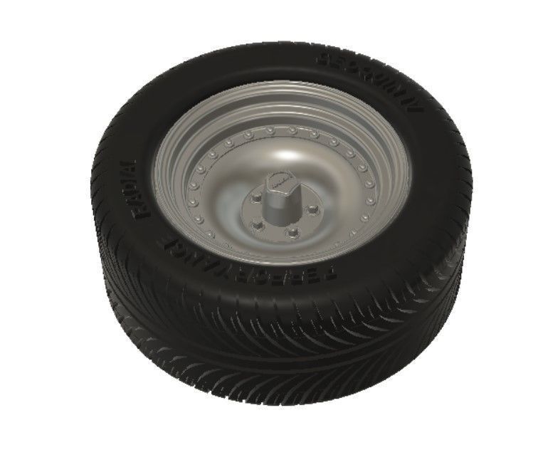 AR Outlaw Wheels with Tires and Brakes for 3D Printing 3D print model_13