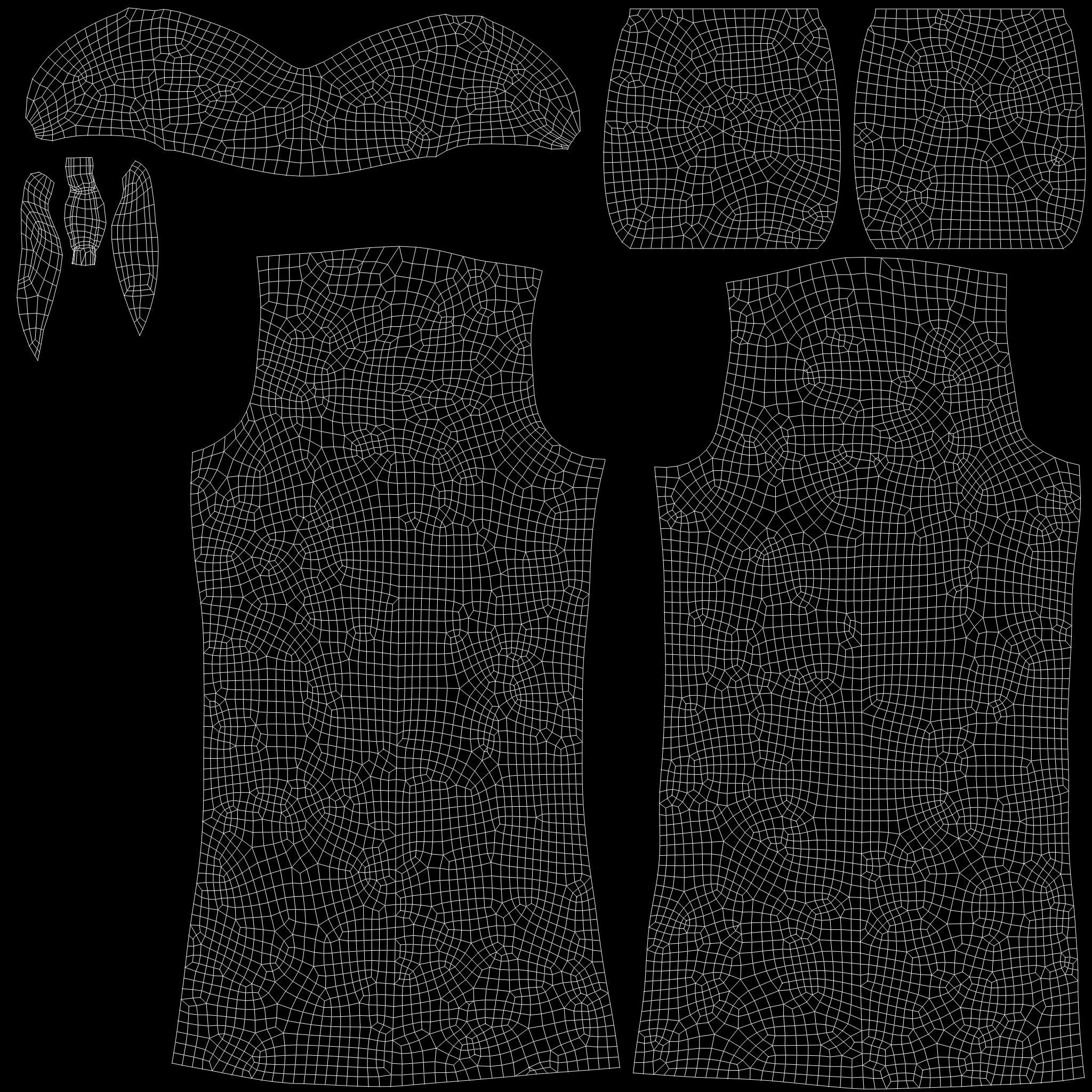 Front Tied Off Shoulder Jumpsuit Low-poly 3D model_18