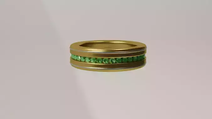 gemstone gold ring