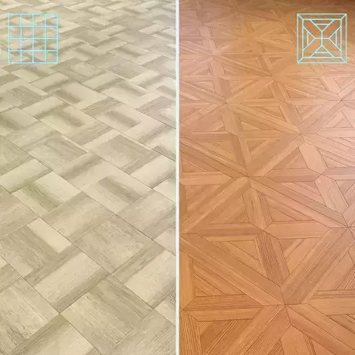 Parquet - Laminate - Wooden floor 2 in 1