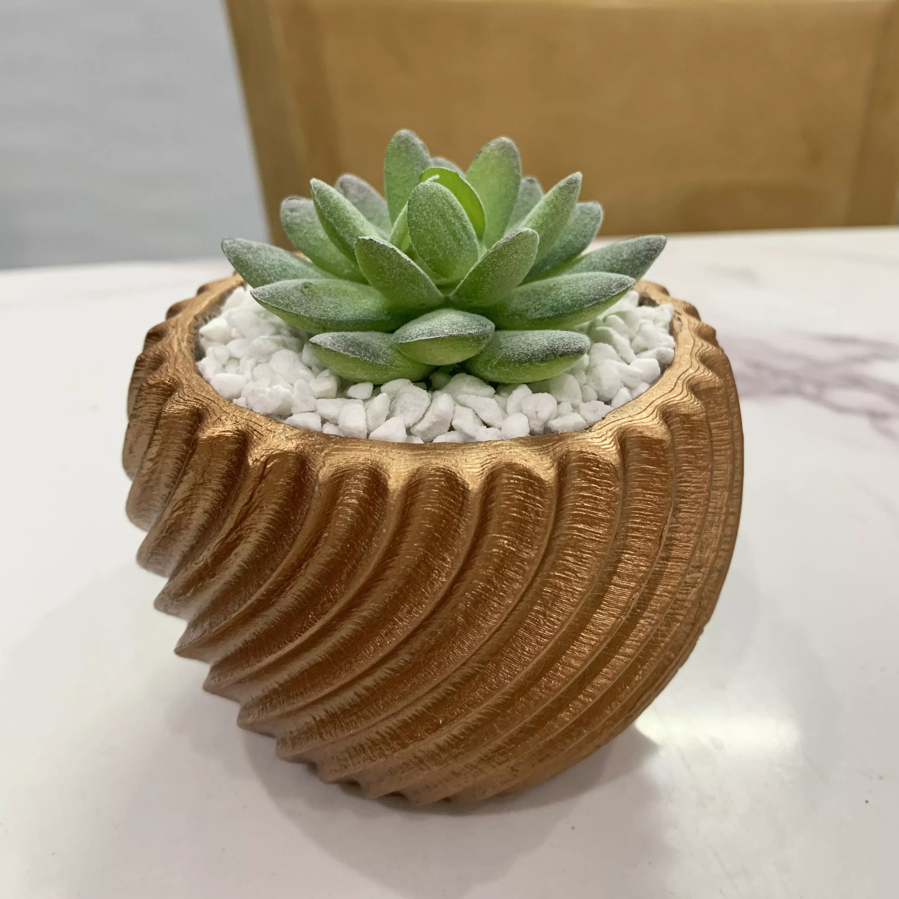 Twisted Flower Pot - 3D printed mold 3D print model