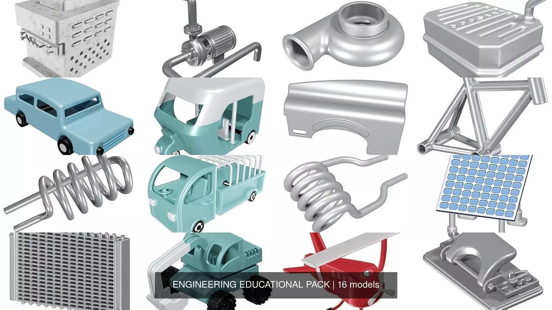  ENGINEERING EDUCATIONAL PACK 3D Model Collection_0