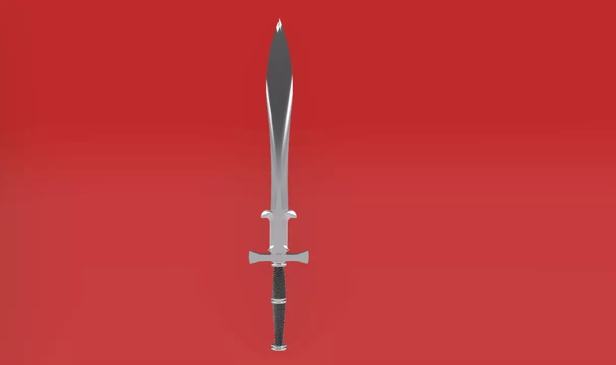 Sword arcade style game 3D printable 3D print model_0