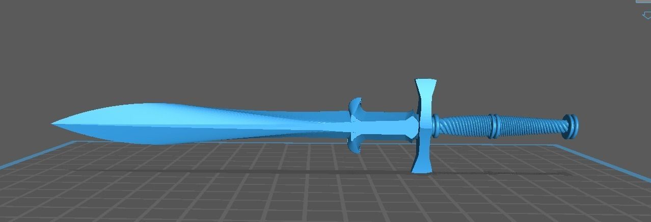 Sword arcade style game 3D printable 3D print model_4
