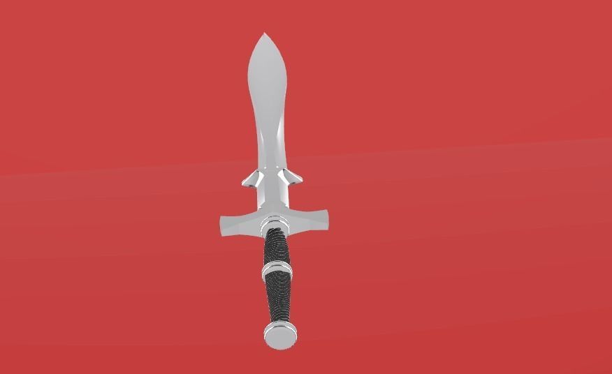 Sword arcade style game 3D printable 3D print model_3