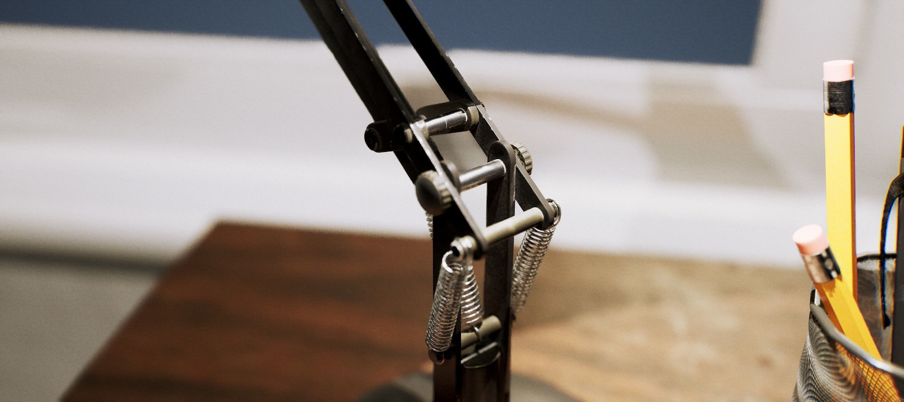 Steel Table Lamp 3D model_4