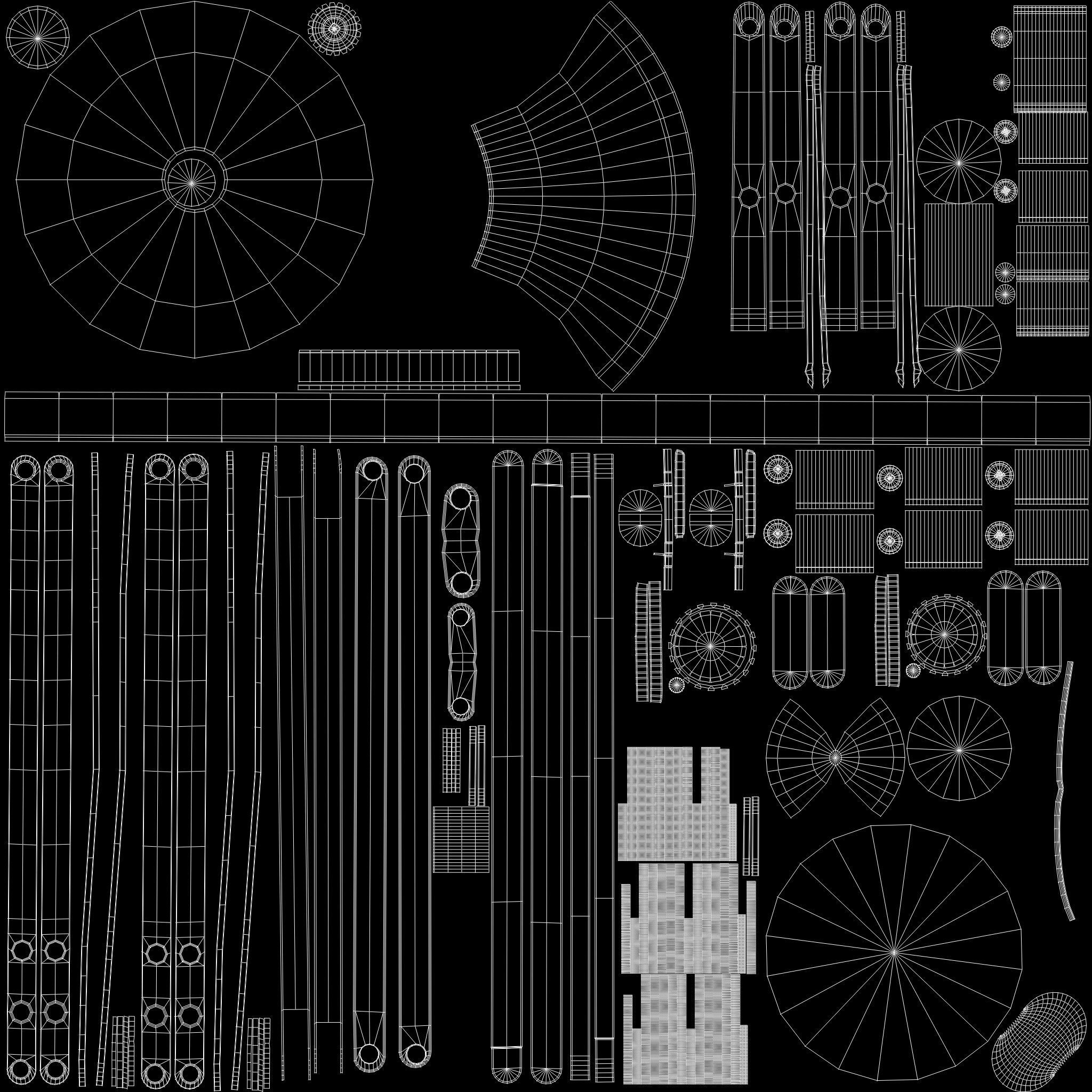 Steel Table Lamp 3D model_9