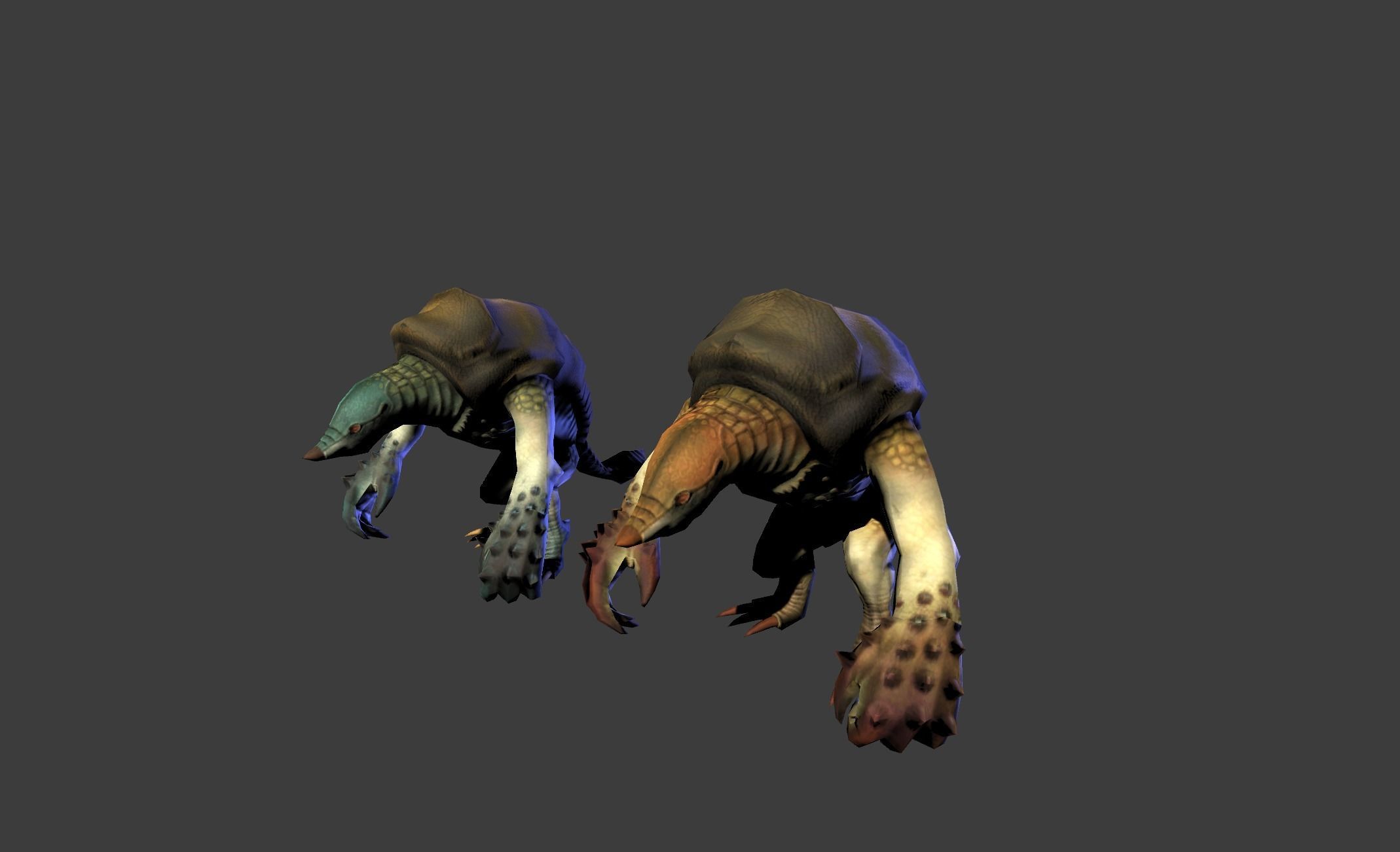 Armadillo Mutant Giant Low-poly 3D model_13