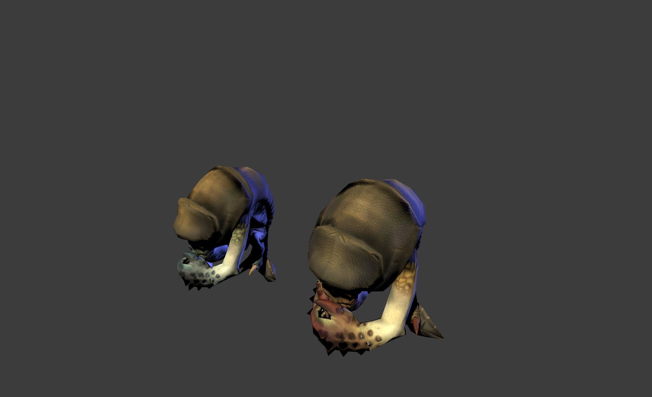 Armadillo Mutant Giant Low-poly 3D model_12