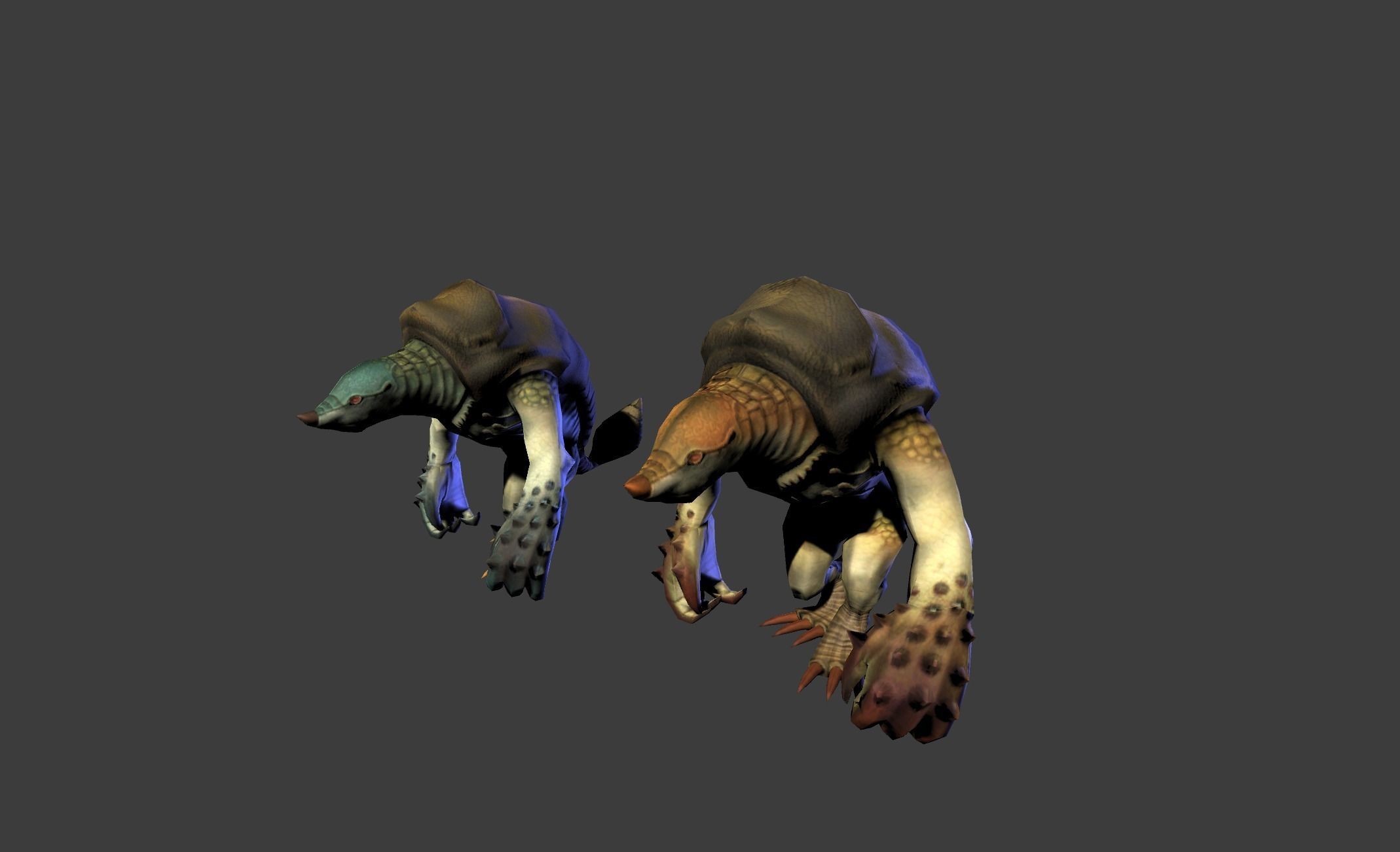 Armadillo Mutant Giant Low-poly 3D model_11