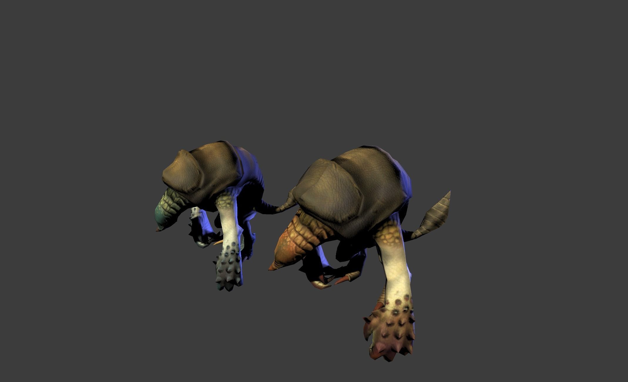 Armadillo Mutant Giant Low-poly 3D model_16