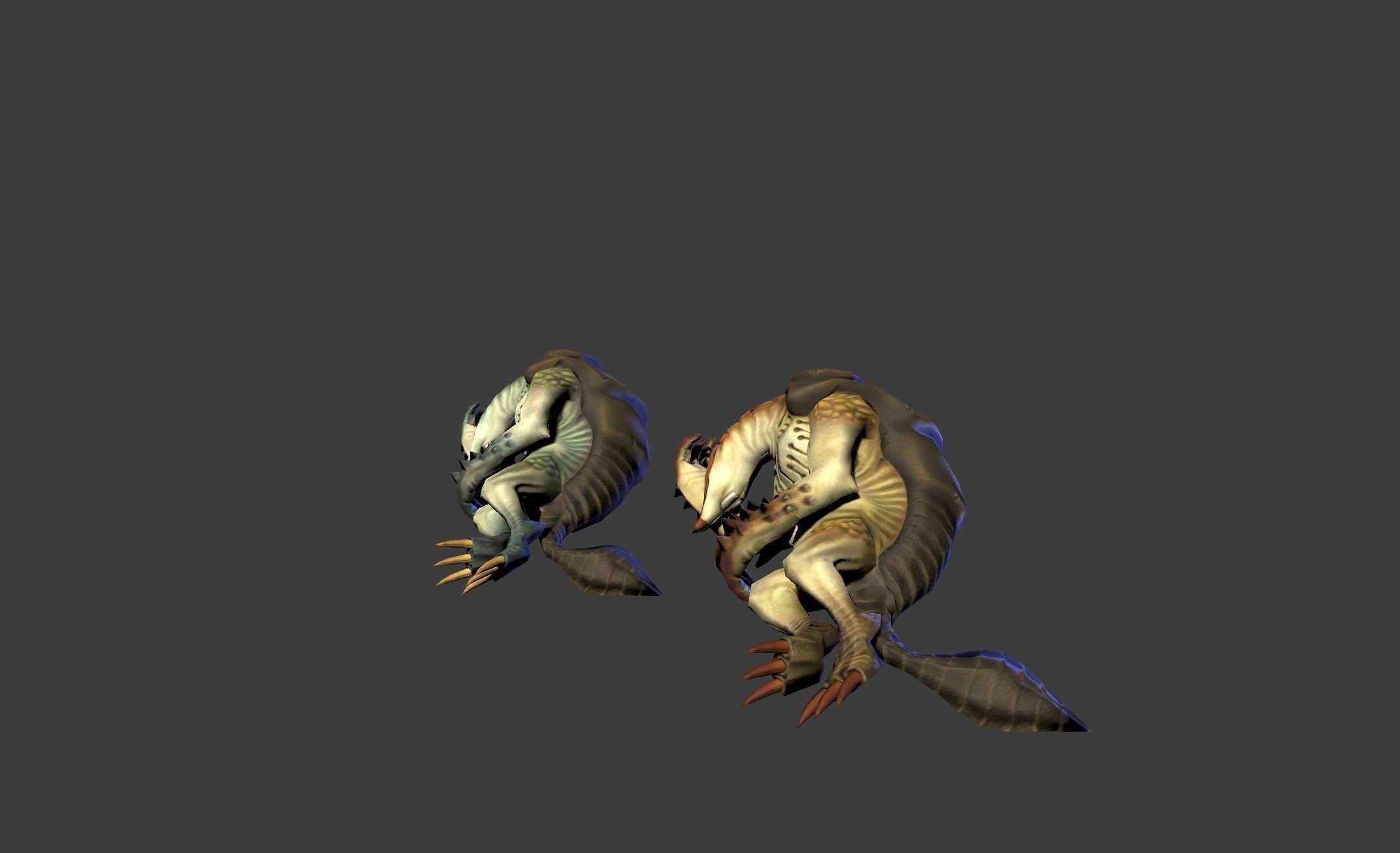 Armadillo Mutant Giant Low-poly 3D model_18