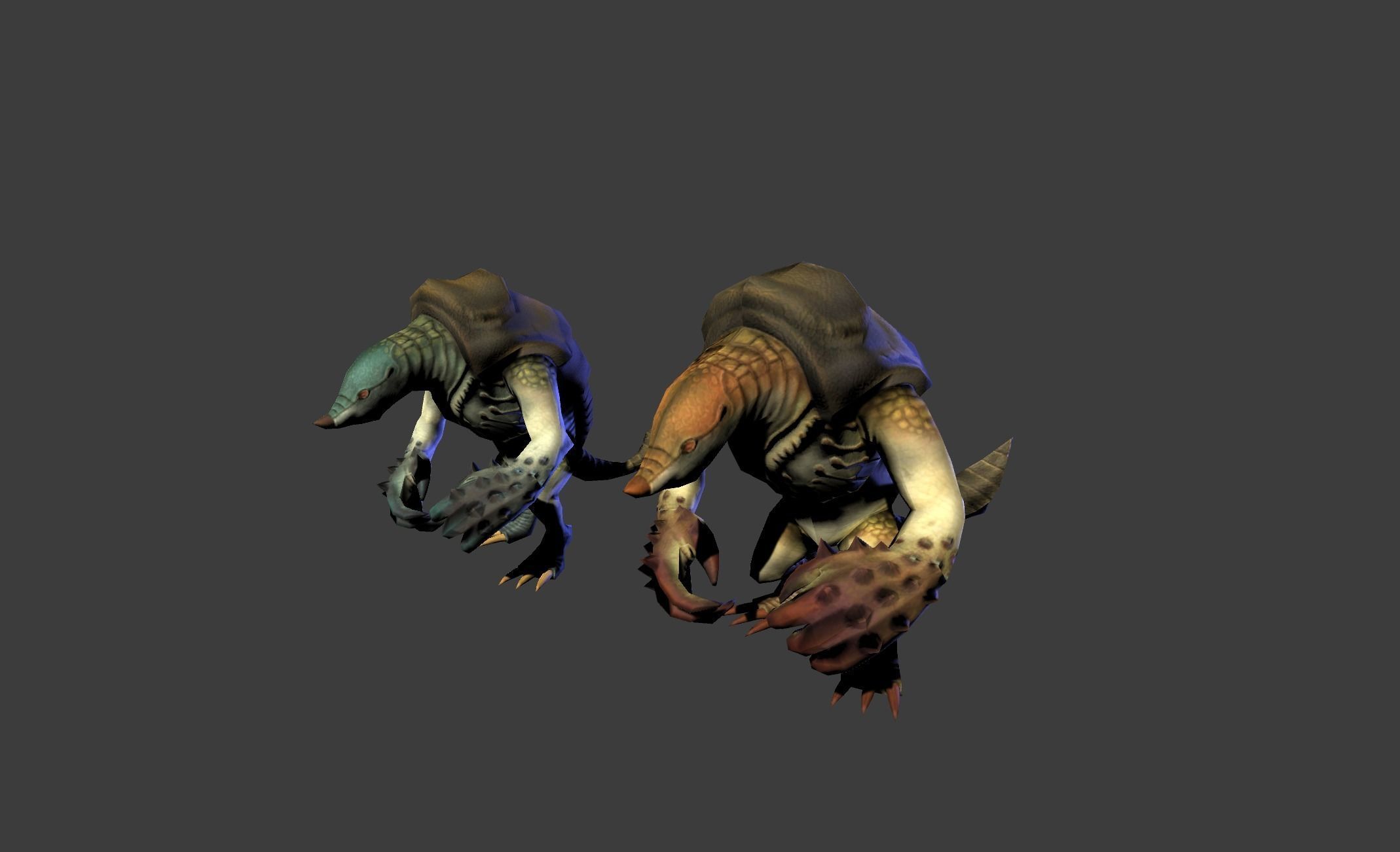 Armadillo Mutant Giant Low-poly 3D model_15