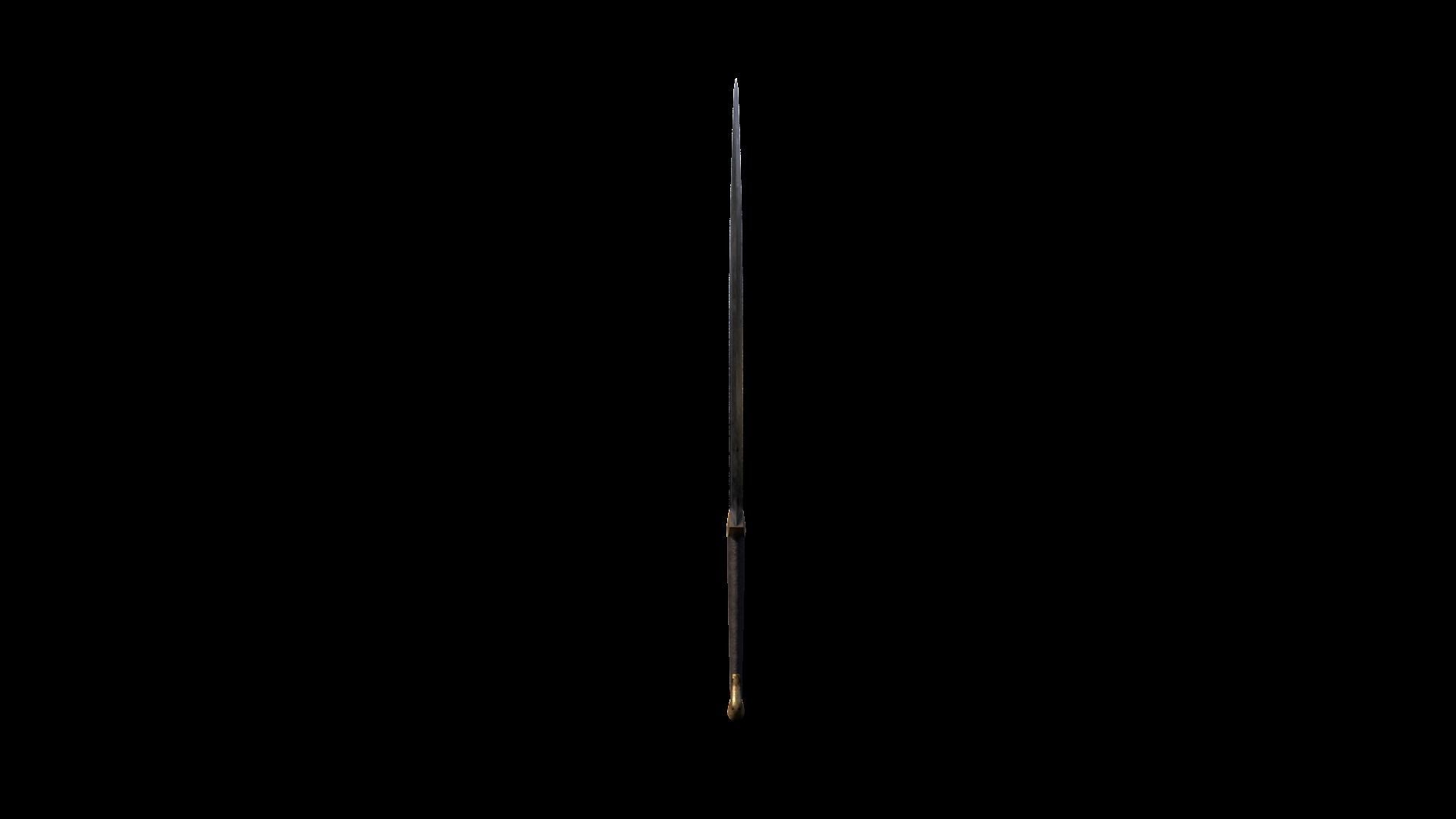 Sword Low-poly 3D model_4