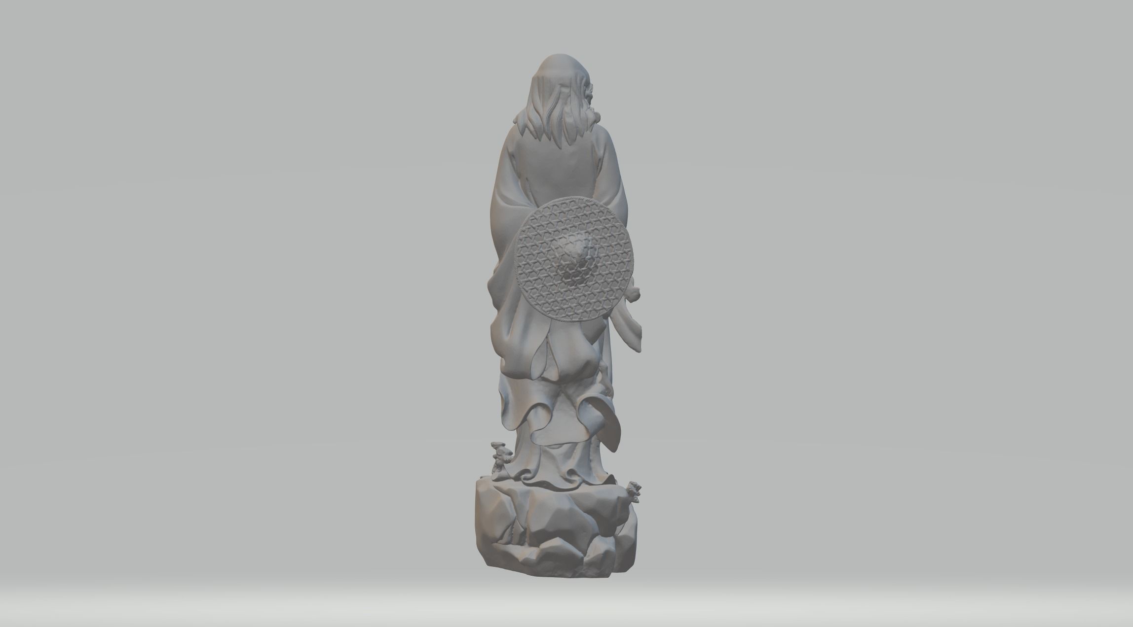 Bodhidharma 3D model statue of jesus 3D print model_2