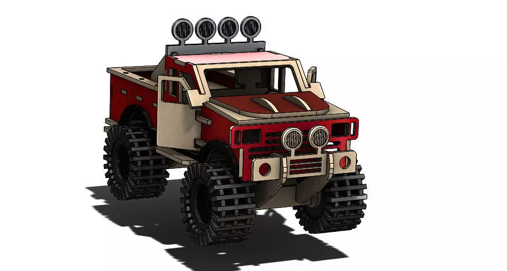 MONSTER TRUCK 3D print model