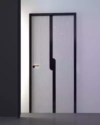 3d door modern interior design