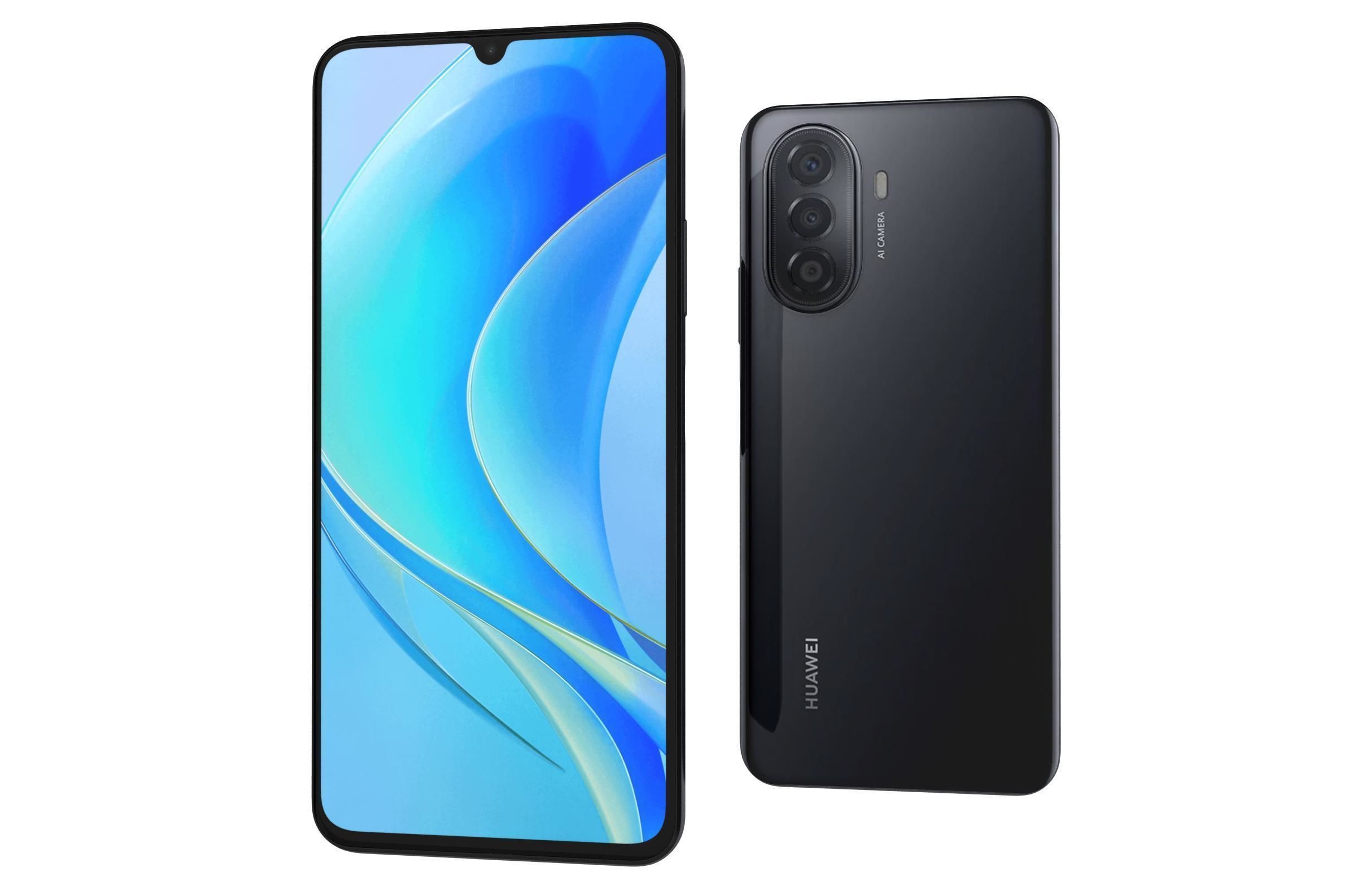 Huawei Nova Y70 Black 3D model_9
