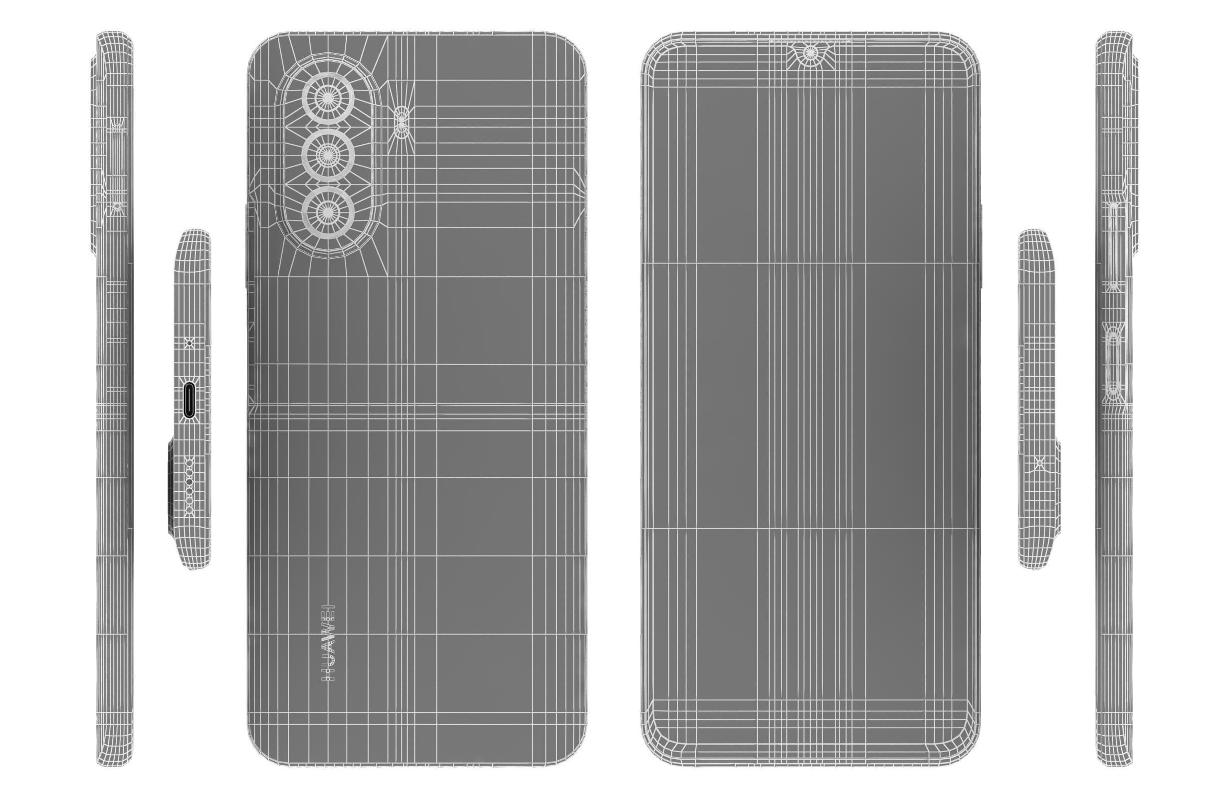 Huawei Nova Y70 Black 3D model_16