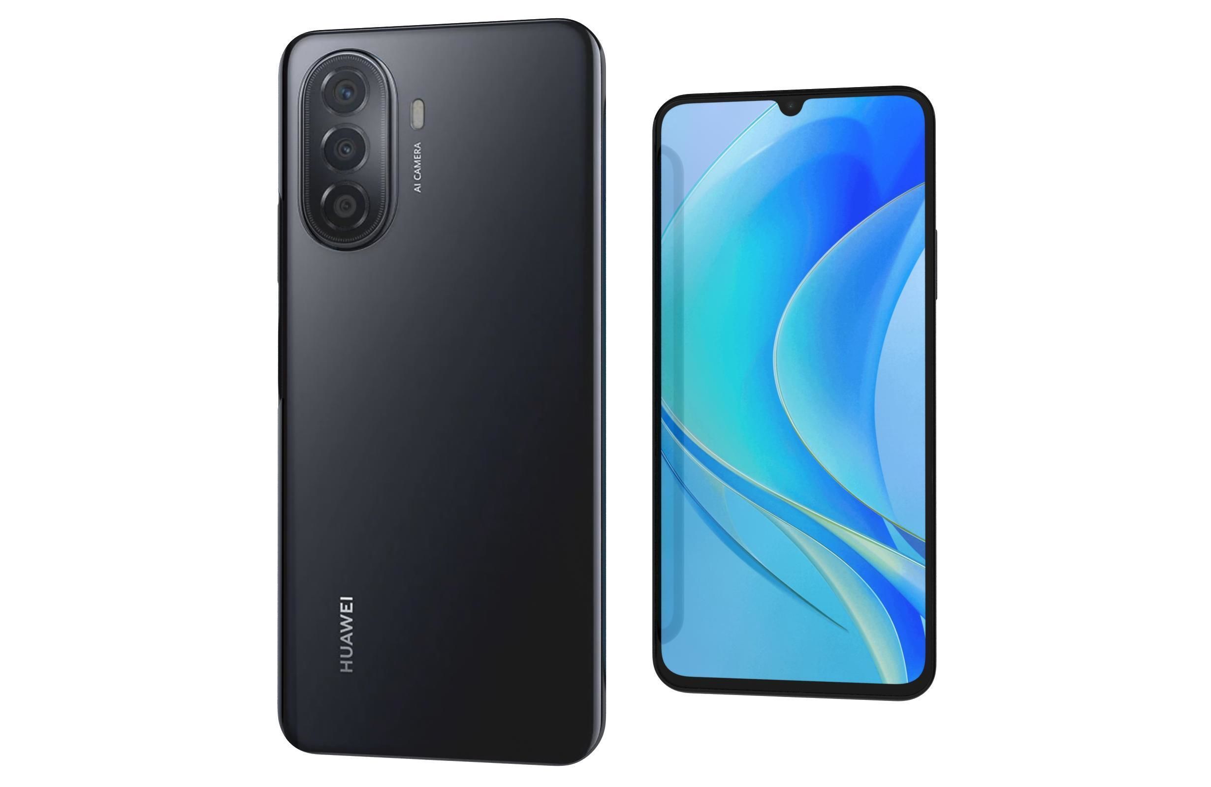 Huawei Nova Y70 Black 3D model_8