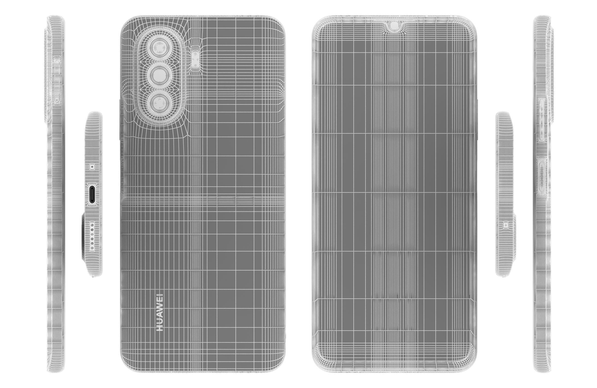 Huawei Nova Y70 Black 3D model_17