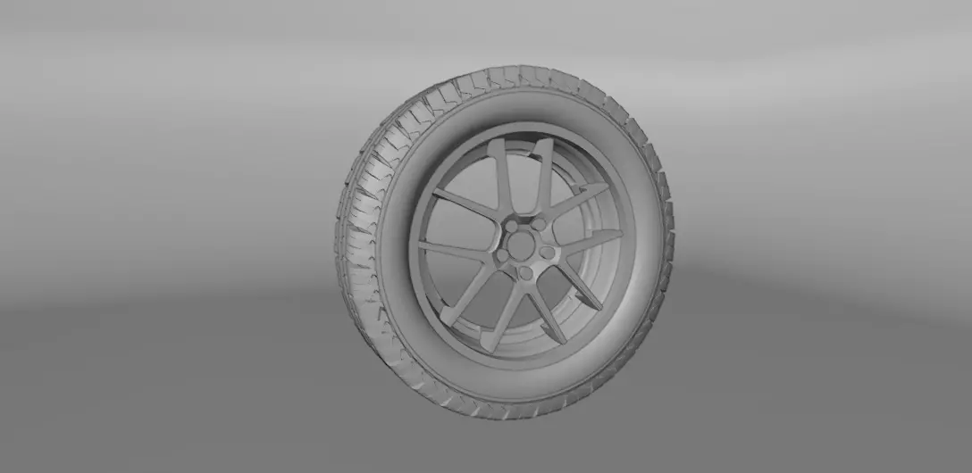 Realistic 3D Tyres for Gaming and Animation Low-poly 3D model