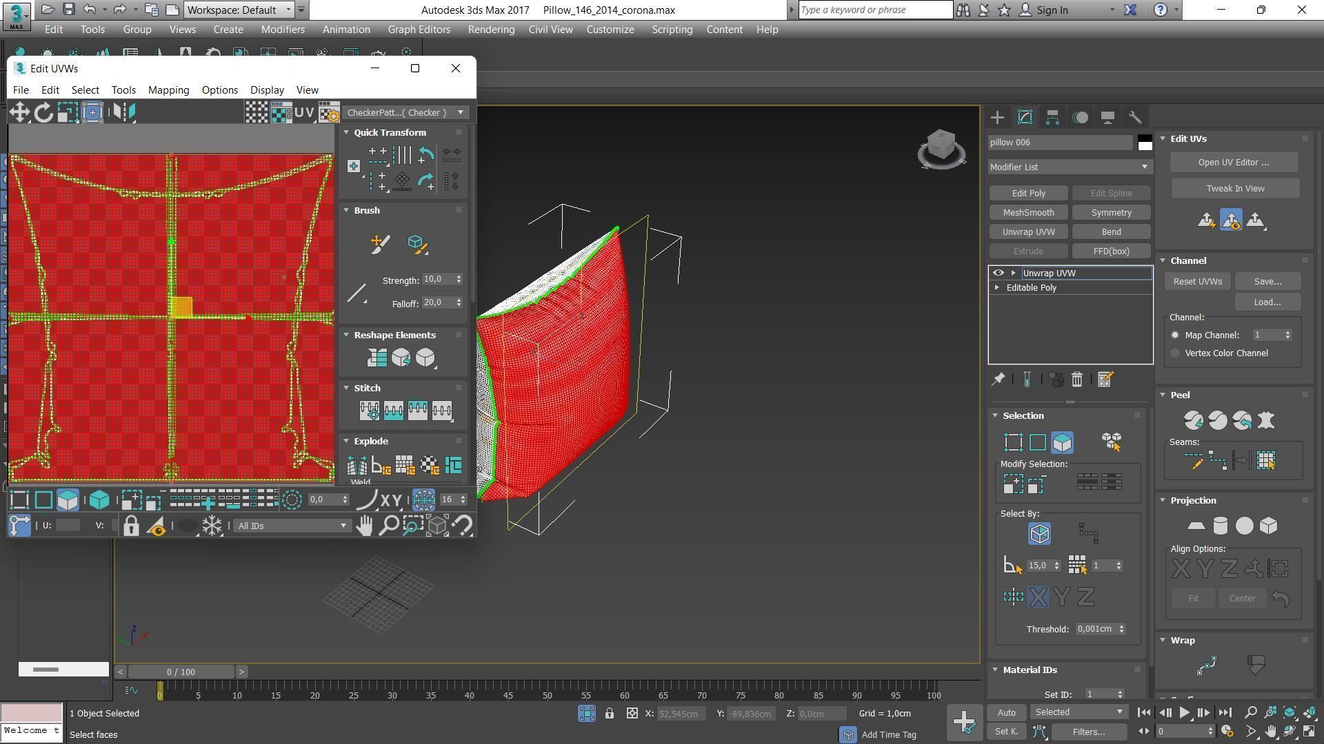 Decorative pillows Houzz set 146 3D model_16