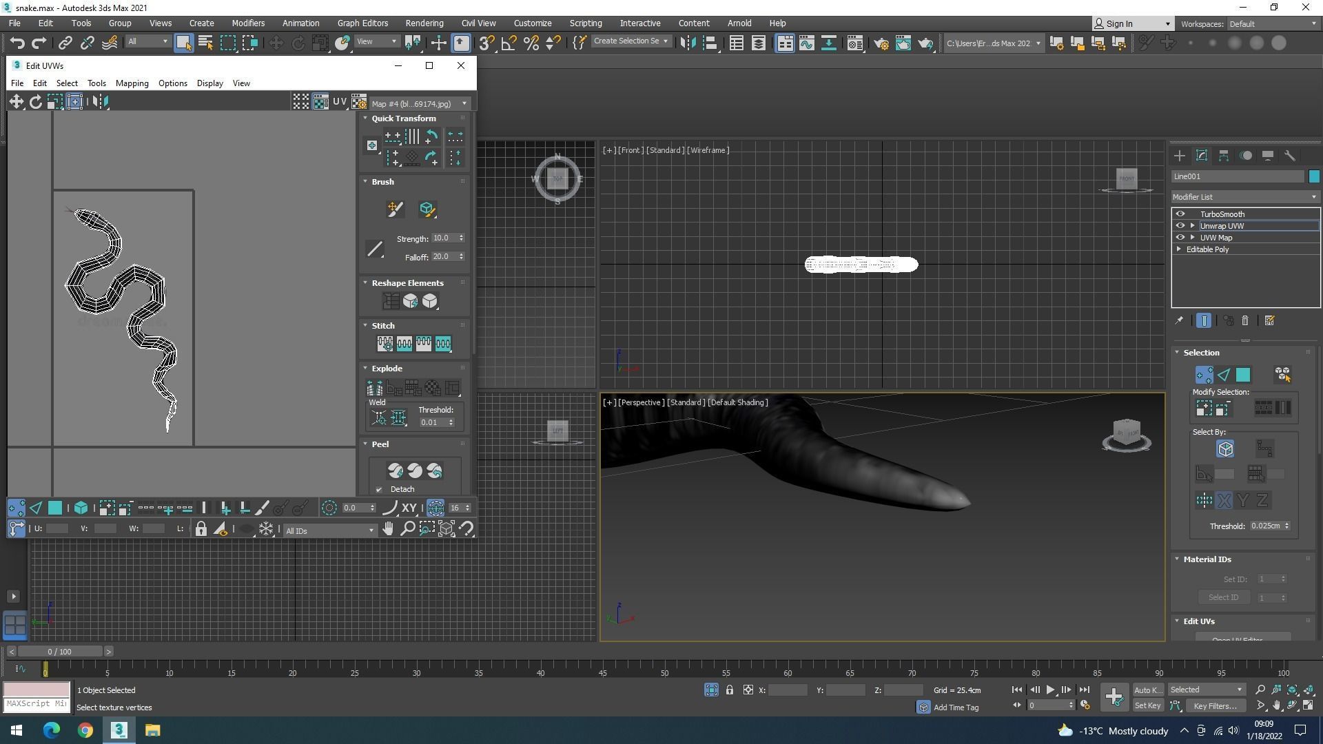 Snake 3D model_21