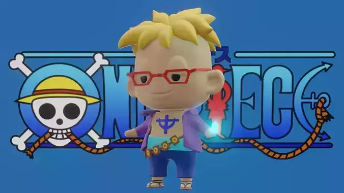 Marco Chibi - One Piece 3D print model