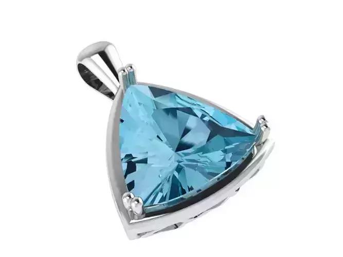 Triangle Openwork Pendant 0544