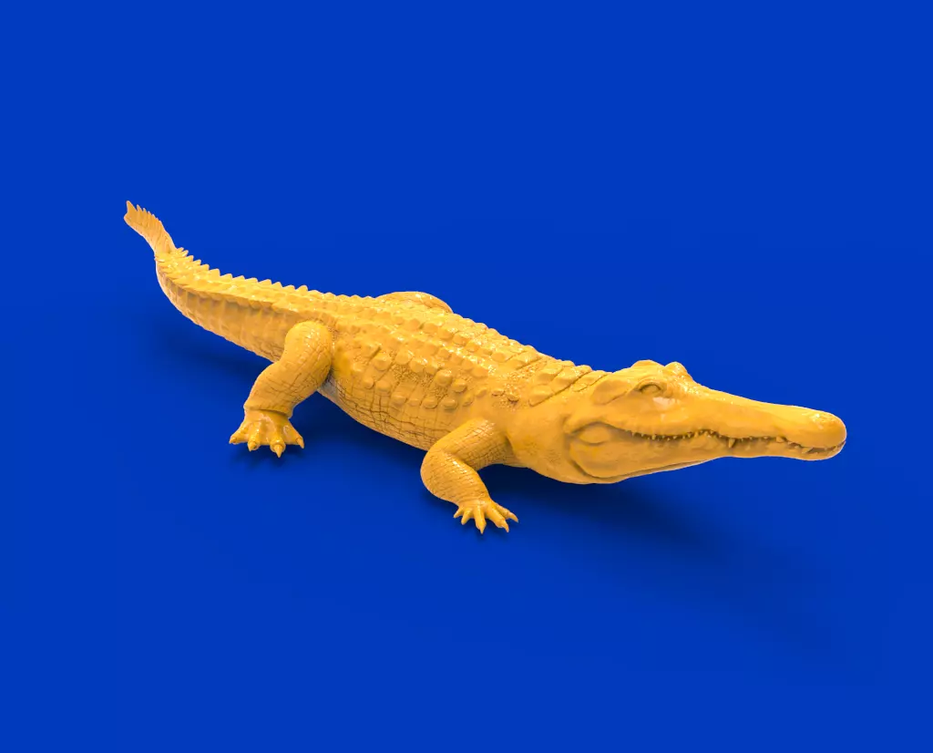 Fierce crocodile 3D print model_0
