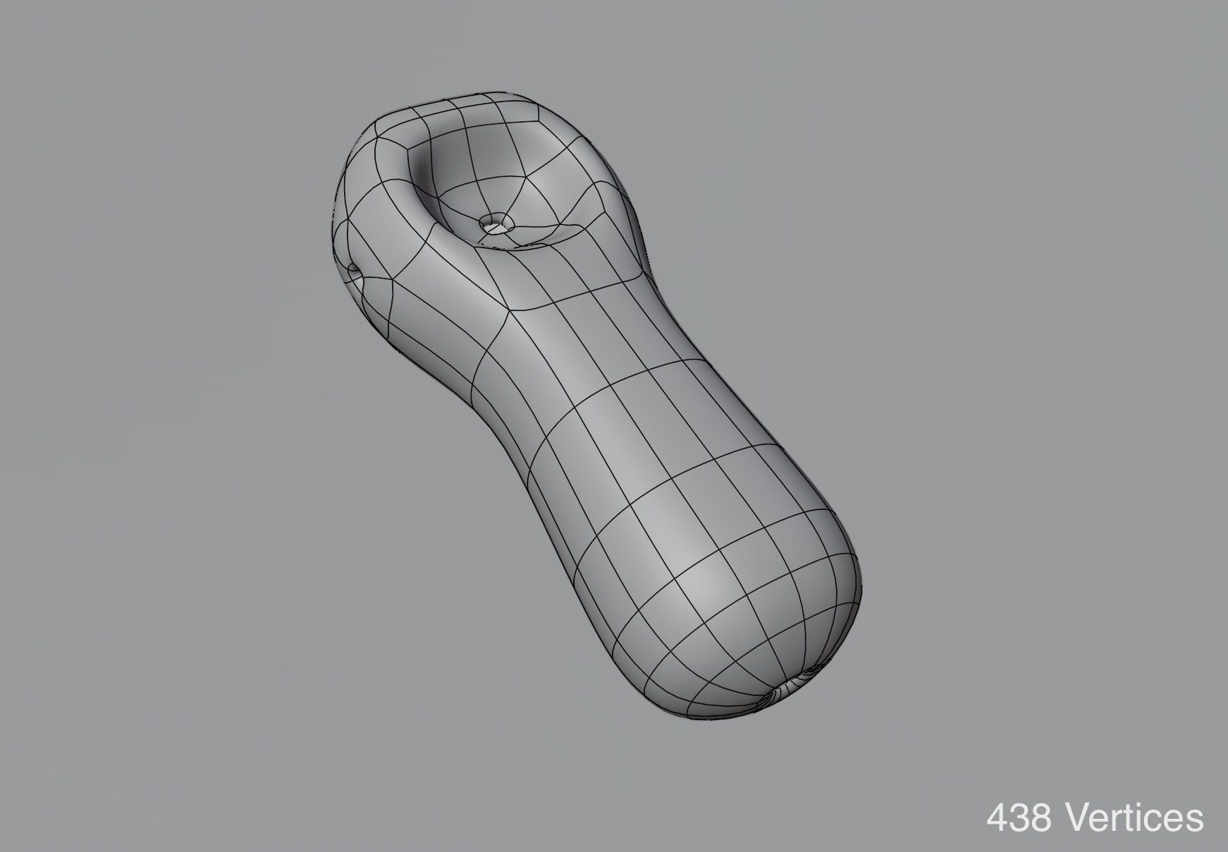 UV UNWRAPPED PBR Glass Pipe with Pink and Yellow Details  Low-poly 3D model_4