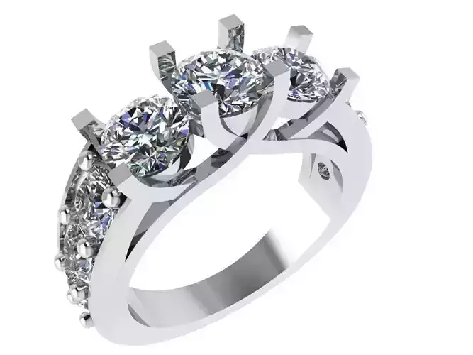 Trellis Diamond Ring 0547
