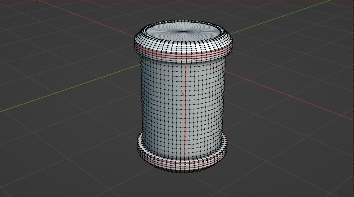 Sci-Fi Glass Cylinder 3D model_2