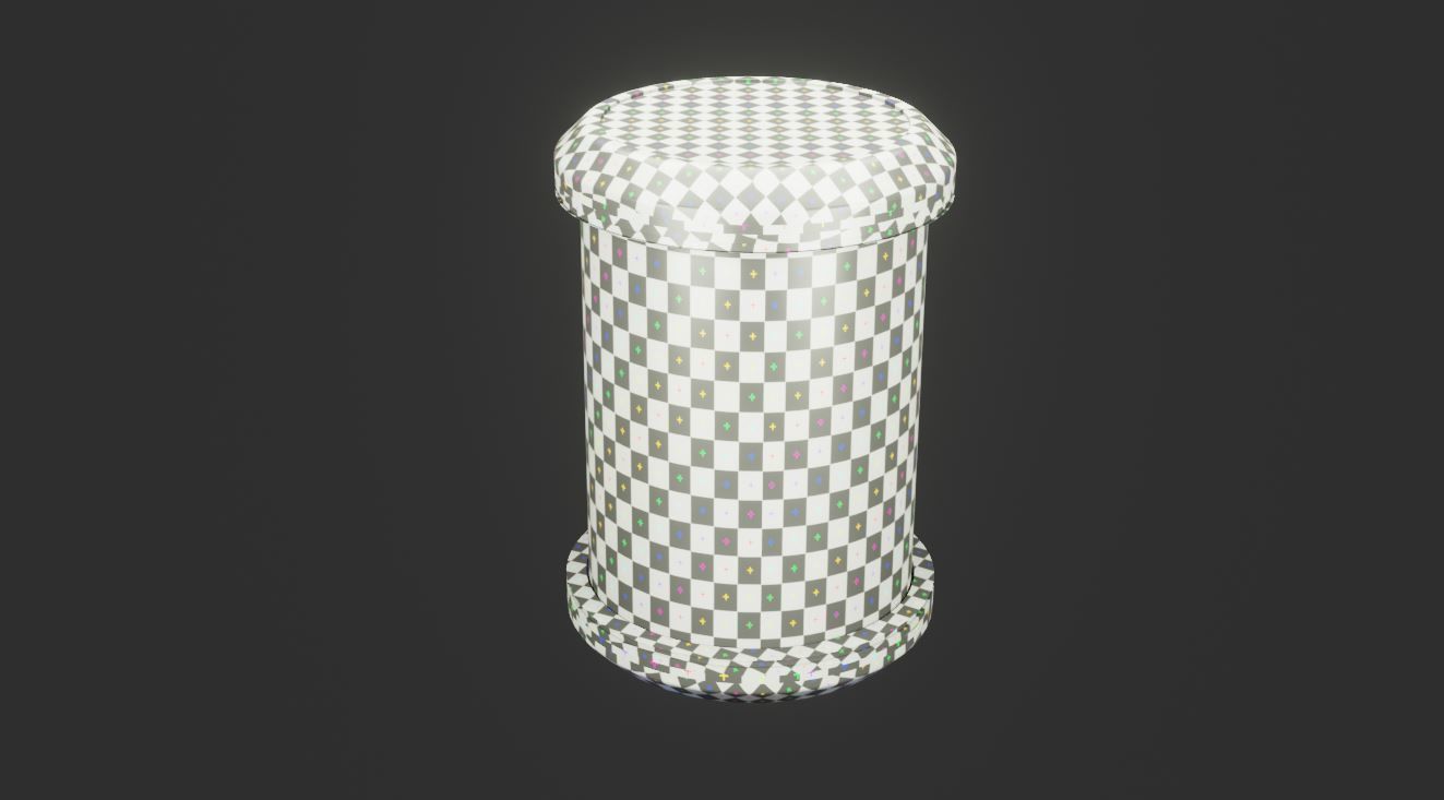 Sci-Fi Glass Cylinder 3D model_7