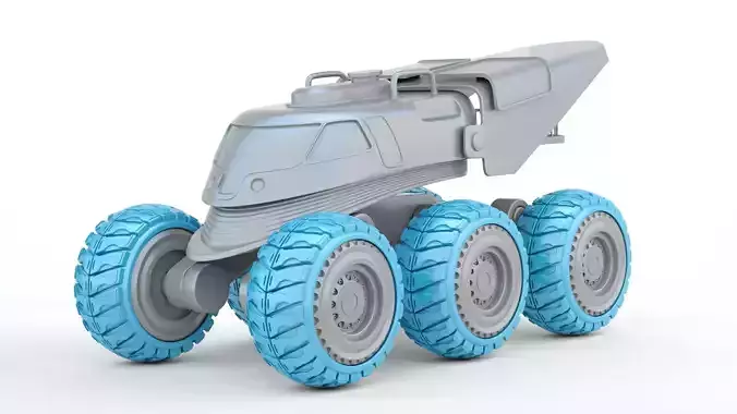 Sci-fi Mobile Scientific Station