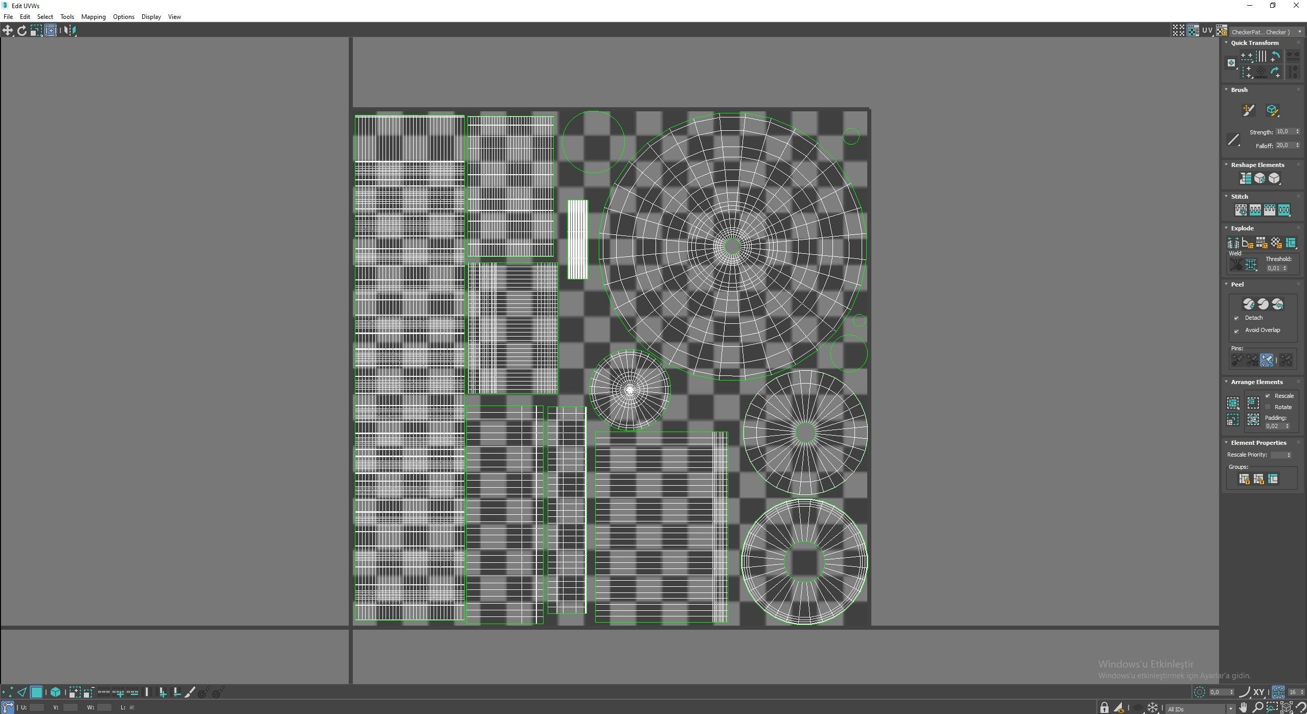 Candle Holder Low-poly 3D model_8