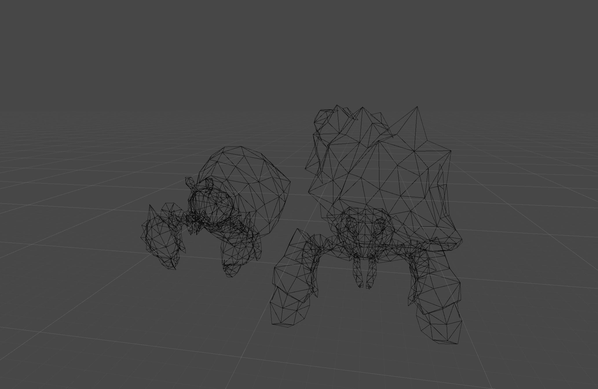 Crab Crustacean Low-poly 3D model_7