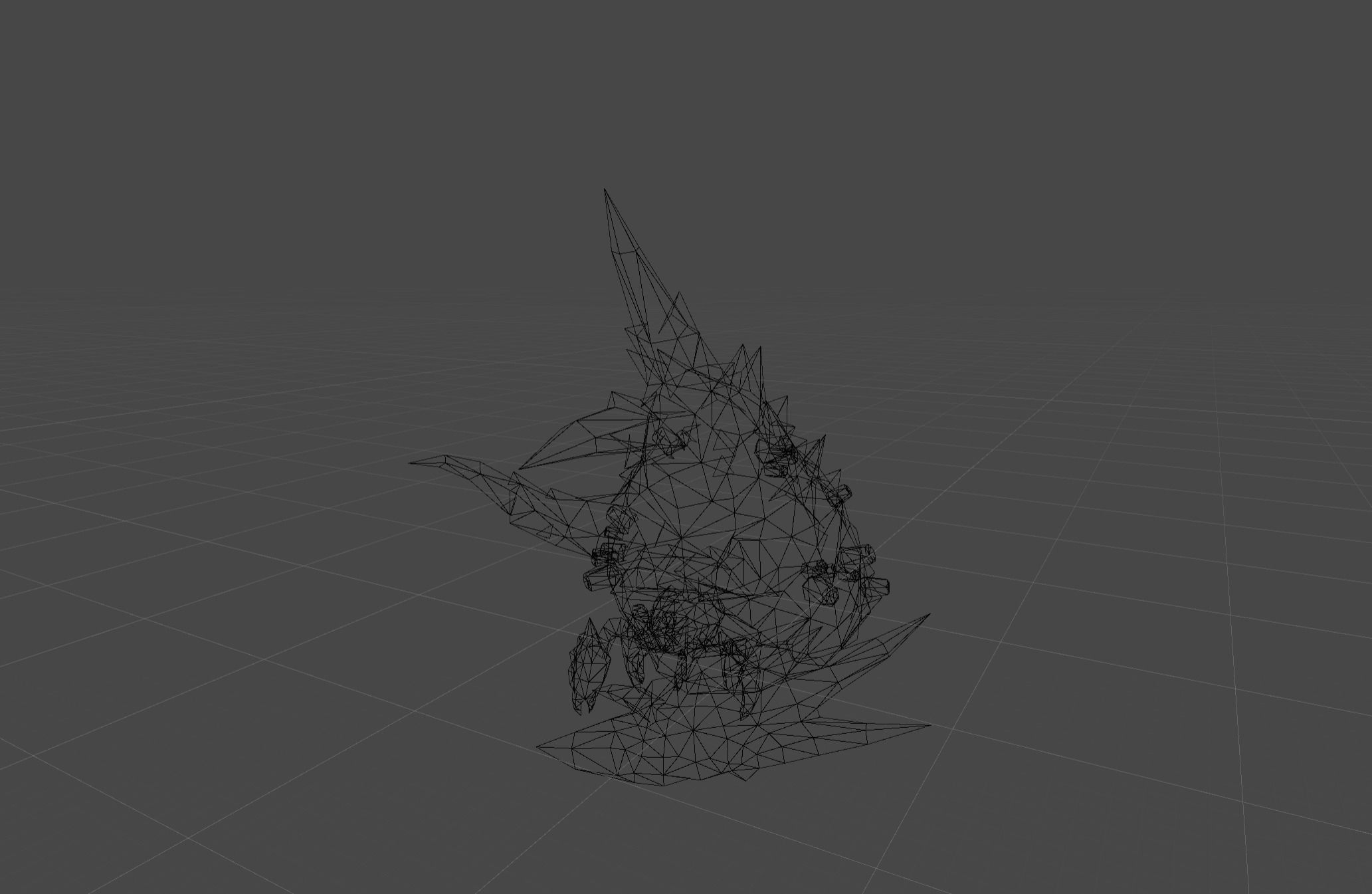 Crab Crustacean Mutant Low-poly 3D model_18