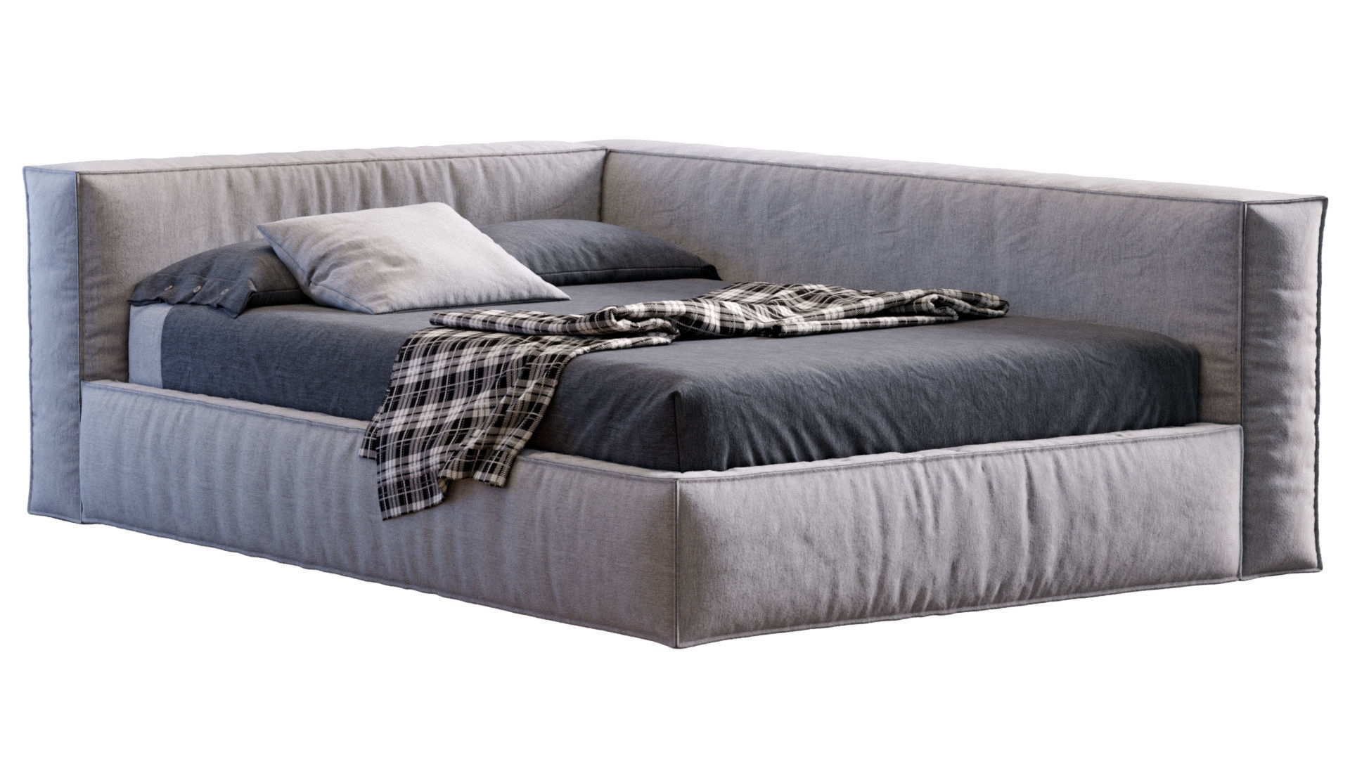 Boca Mini Bed 3D model_1