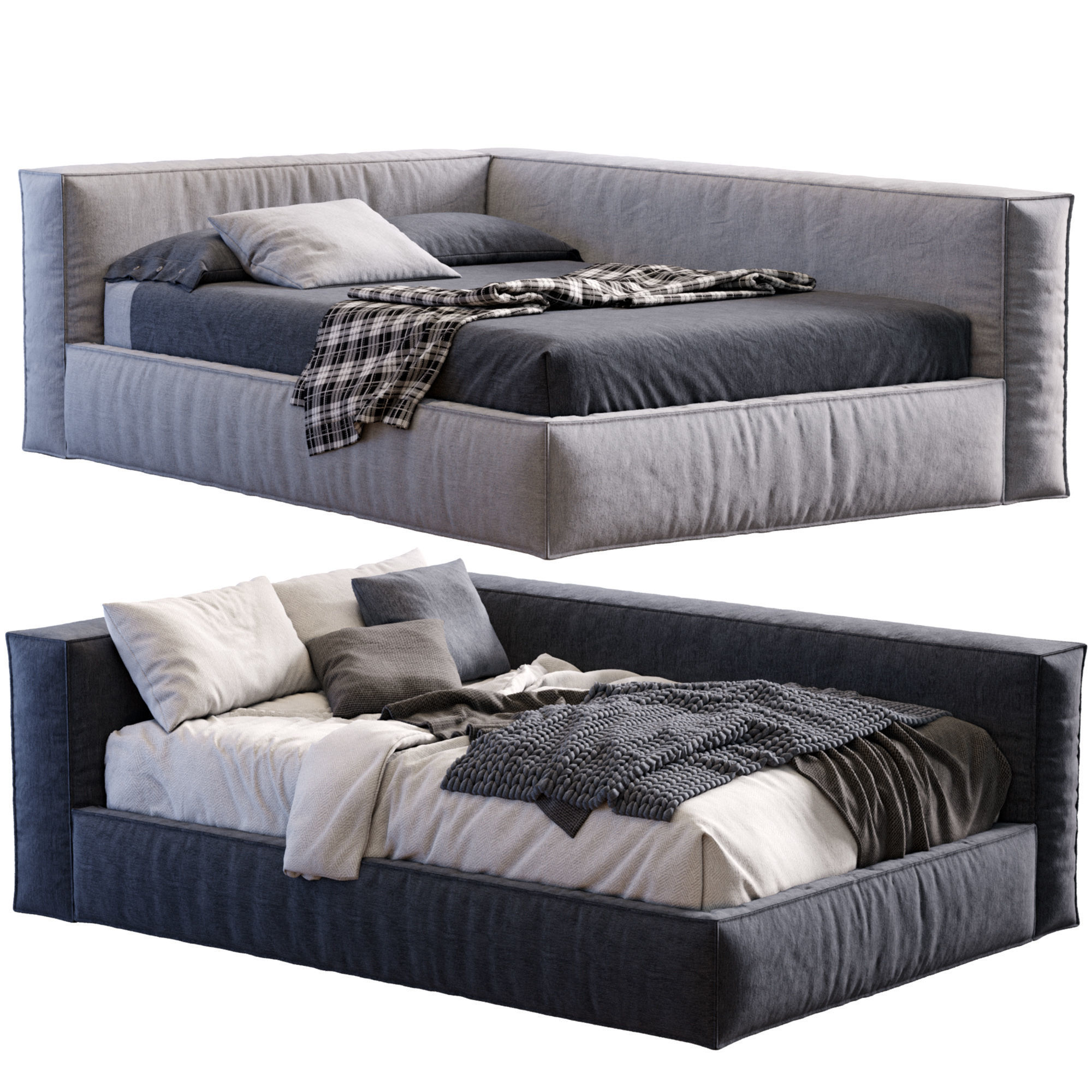 Boca Mini Bed 3D model_9