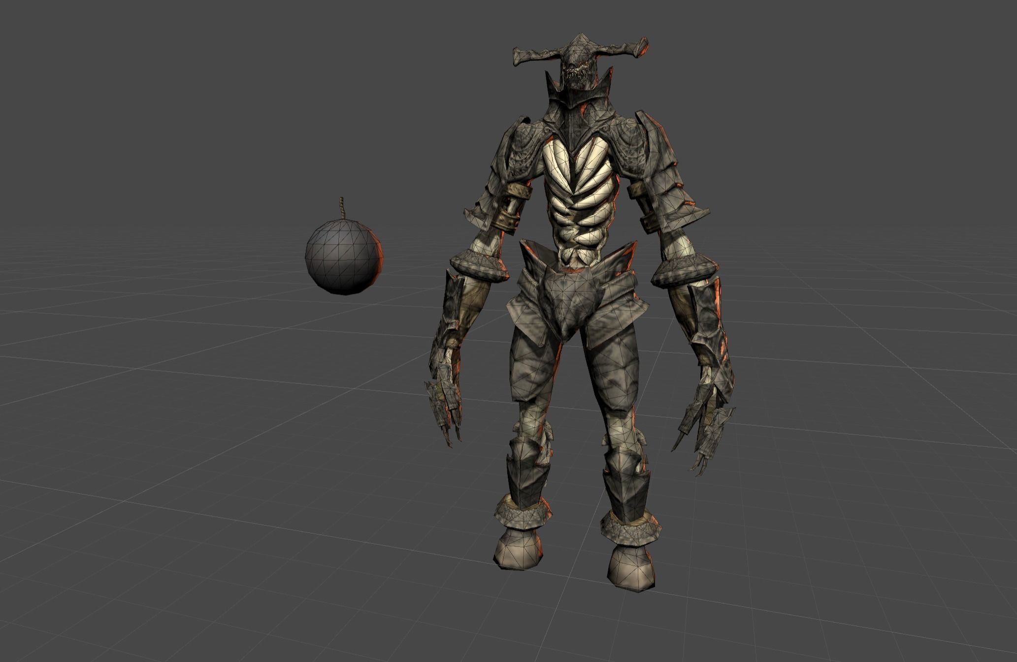 Demon Giant Mutant Golem Low-poly 3D model_14