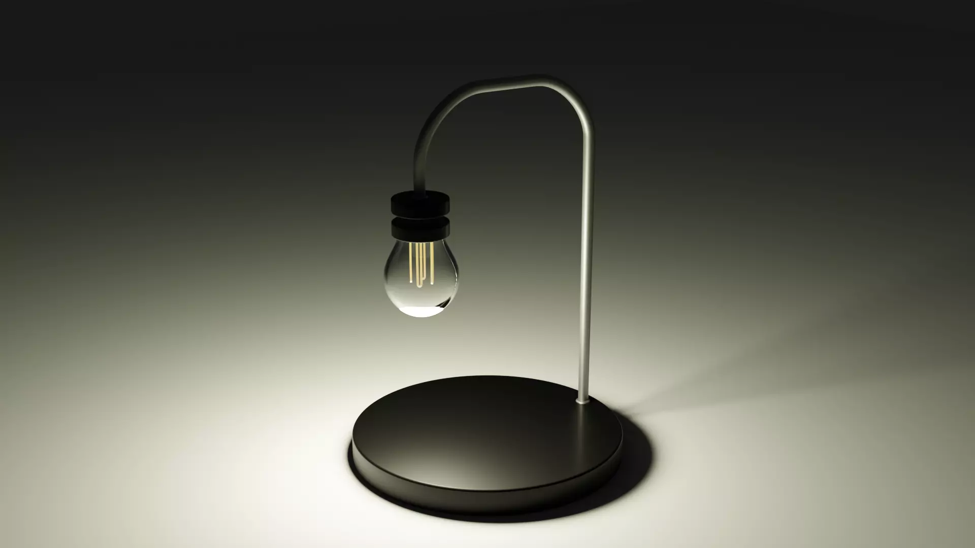 Magnetic lamp Free 3D model_0