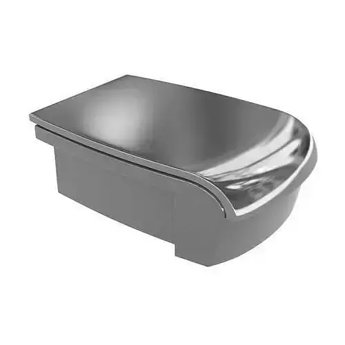 Modern Metal Toilet Bowl