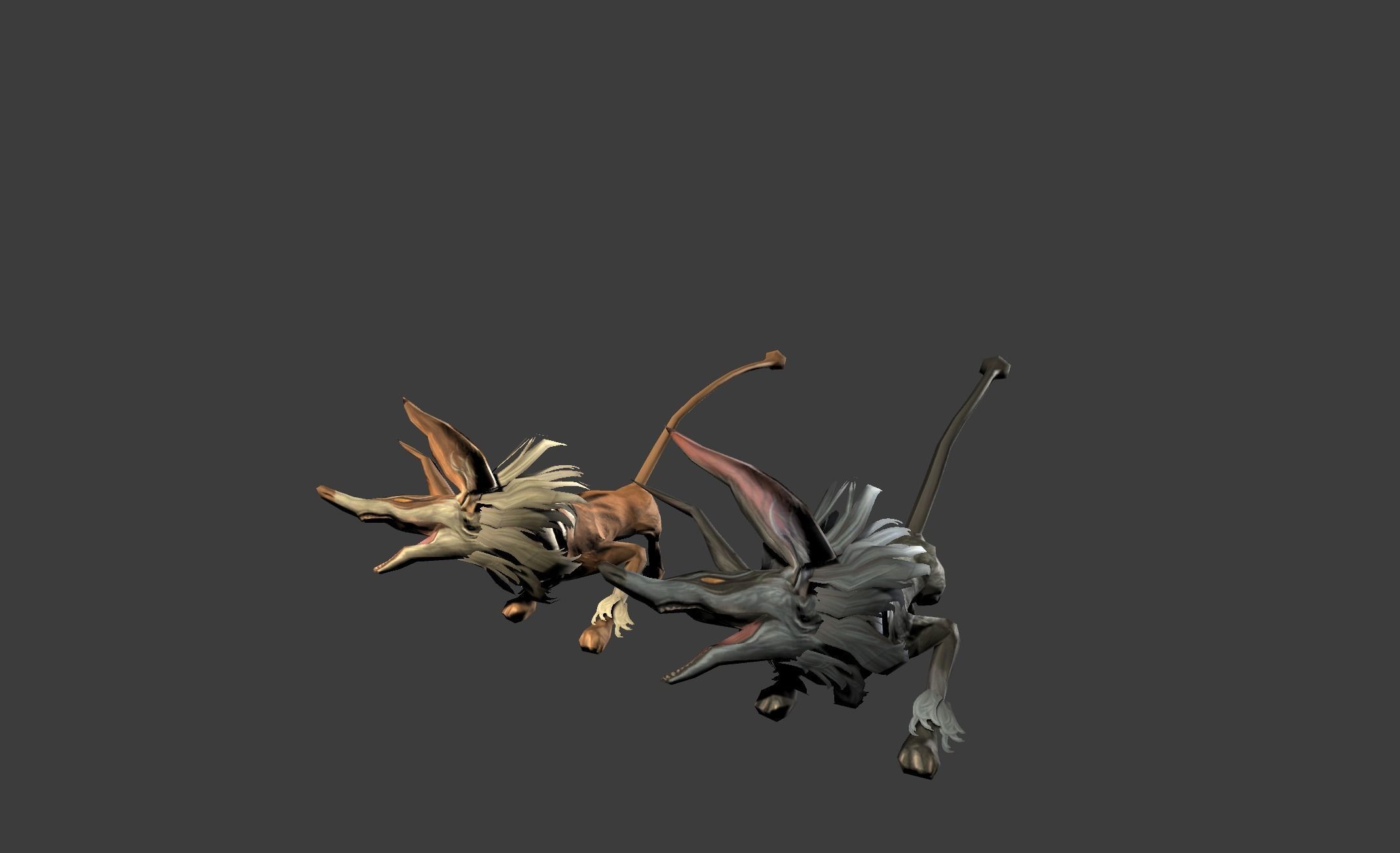 Fox Beast Animal Low-poly 3D model_12